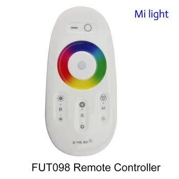 

BSOD LED Remote Controller RGB Milight FUT098 RF 2.4GHz Wireless DC3V Battery Brightness and Colorful Touch Screen