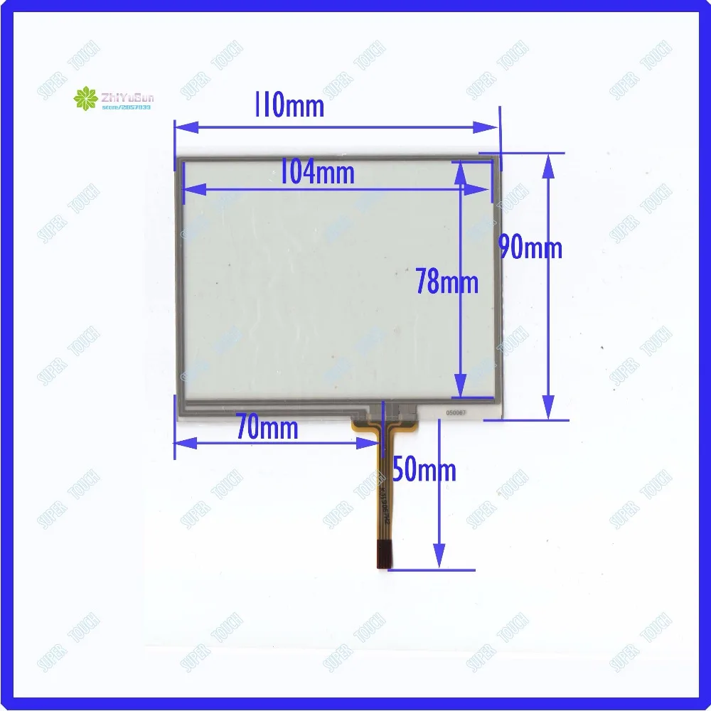  ZhiYuSun 050067 5inch 4 lins Touch Screen For GPS CAR 110mm*90mm sensor glass this's compatible Fre