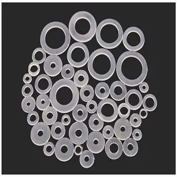 

100pcs M3/M4/M5/M6/M8/M10/M12/M14....20 Nylon Gasket Nylon Washer Nylon Insulated Flat Pad Soft Plastic Gasket Plastic Washer