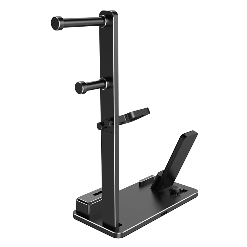6 in 1 for iphone Aluminum Alloy Charging Dock Stand Holder Station for Apple Watch Series AirPods for iPad and headphones