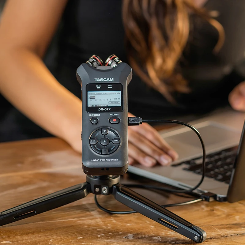 TASCAM DR07X DR-07X Portable Digital Voice Recorder for Interview  