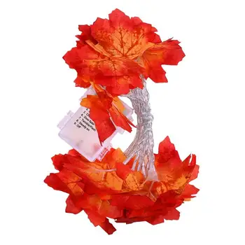 

20LED Maple Leaves Fairy String Light Wedding Party Decor w/Remote Control