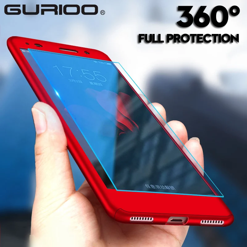 

360 Degree Full Cover Protection Case For Huawei Honor 8 9 10 Lite Phone Cases For Honor 9i V9 Play V10 V20 8X Max 8A With Glass