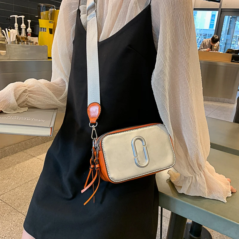 

Women's Designer Handbag 2019 Fashion New Female bag High quality PU Leather Women bag Simple Hit color Portable Shoulder bags