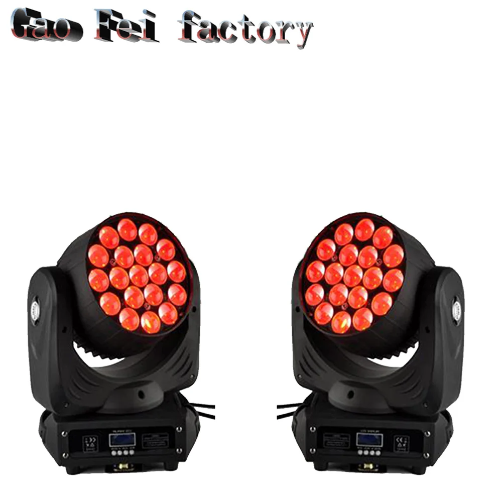 

2pcs/lot beam led 19*12W RGBW LED Moving Head Light Zoom Beam Wash Light ,Stage Light,DJ Light