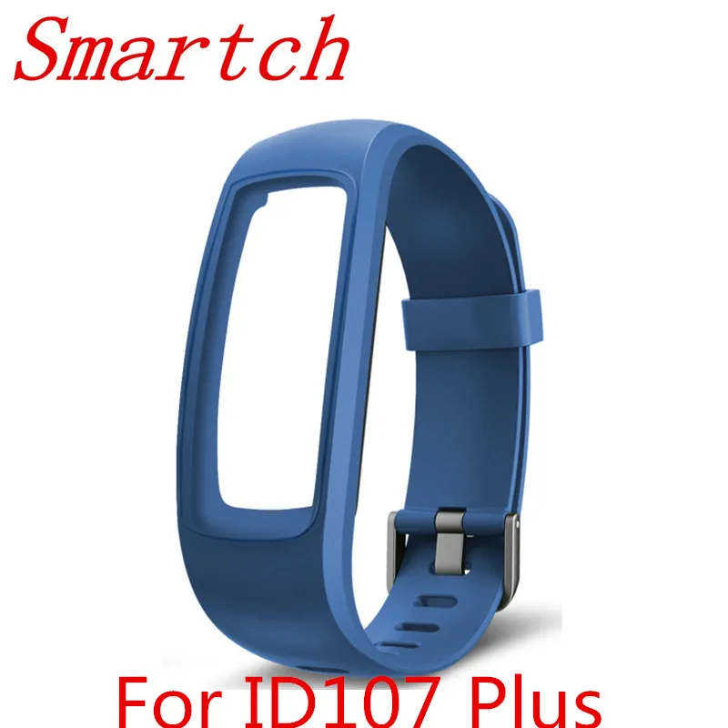 

EnohpLX Smart Bracelet TPE Replacement Bluetooth Sports Waterproof Watch Band Strap Watchbands For ID107 Plus