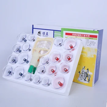 

6 Cans / 12 Cans / 24 Cans Cupping Chinese Medical Magnetic Acupunture Vauum Body Cups Health Care Therapy Relaxation Massage