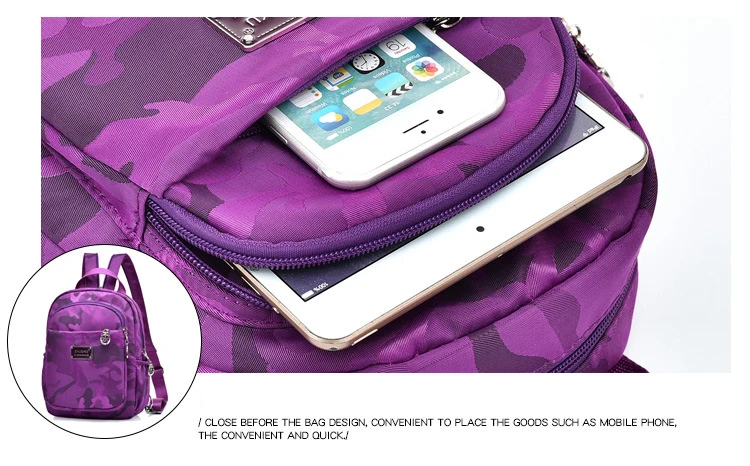 Mochila Feminina мини небольшой рюкзак для ноутбука рюкзаки для девочек подростков Bolsa Escolar Повседневное нейлон Водонепроницаемый Для женщин нагрудный рюкзак