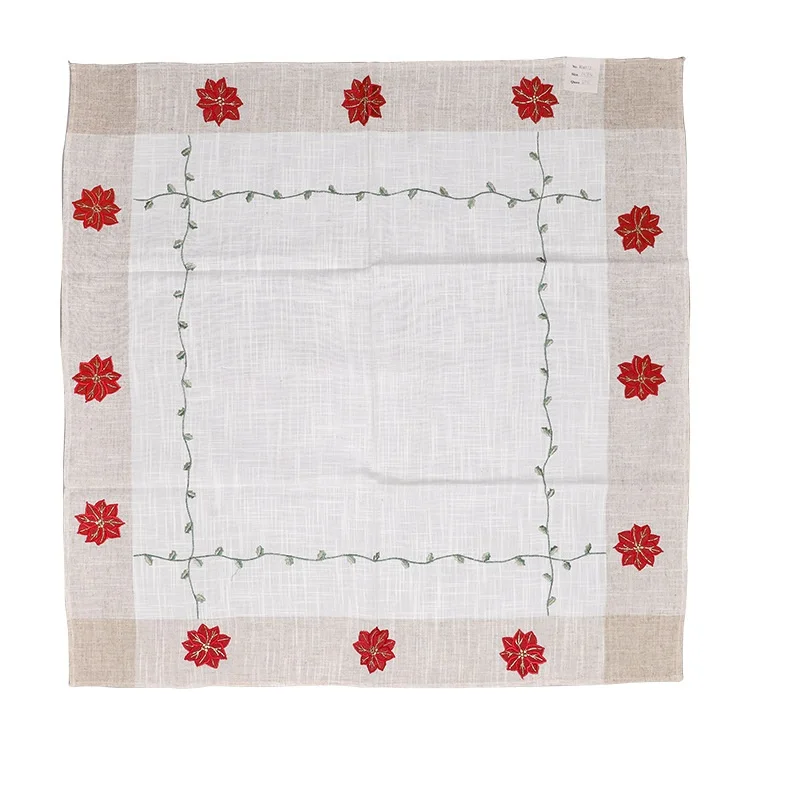 Embroidered tablecloths, seat covers, European table cloth, table cloth, Square, rectangular living room, tea cloth.