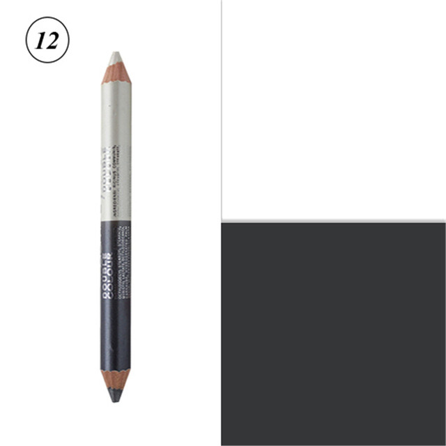 Double head Highlighter Glitter Eyeshadow Eyeliner Pen Durable Waterproof Sweatproof Double Color Long Lasting Beauty Makeup