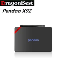 Smart Tv Box Android 6.0 X92 Amlogic S912 Octa Core CPU Kodi 16.1 BT 4.0 2.4/5.8G Wifi 1000M 4K H.265 Set Top Box Pendoo