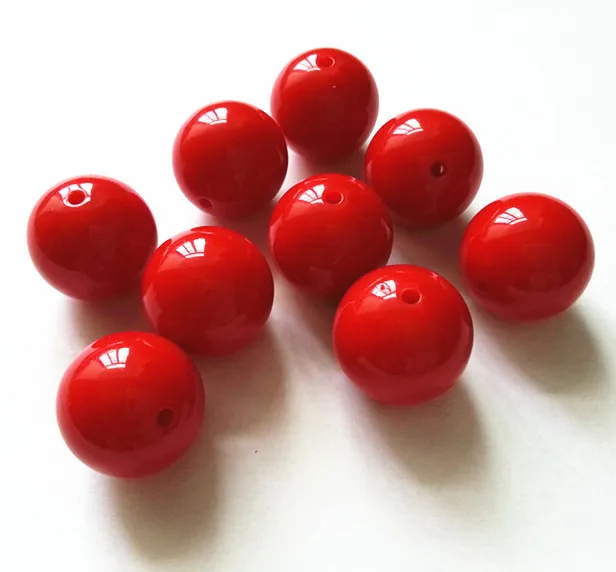 New 10mm 30Pcs Sly Blue Acrylic Round Beads Bubblegum For Jewelry Pendant Making