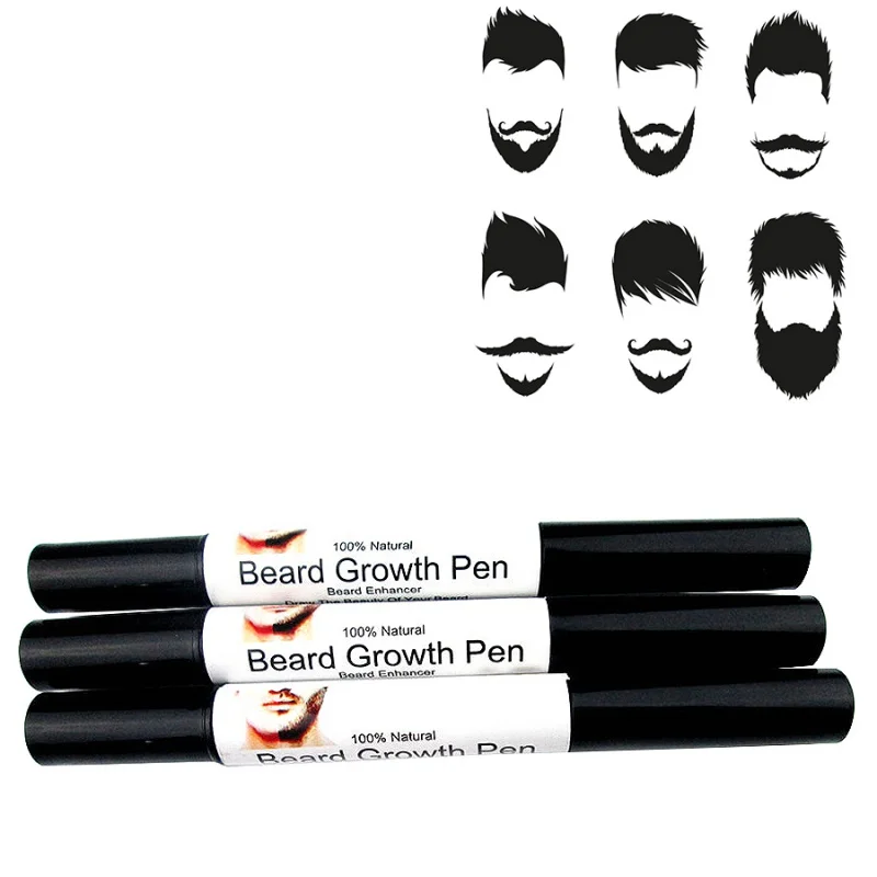 

Fast Beard Whiskers Mustache Beard-type growth pen Fast Effective Easy to Use spray Shape Drawing liquid oil pen