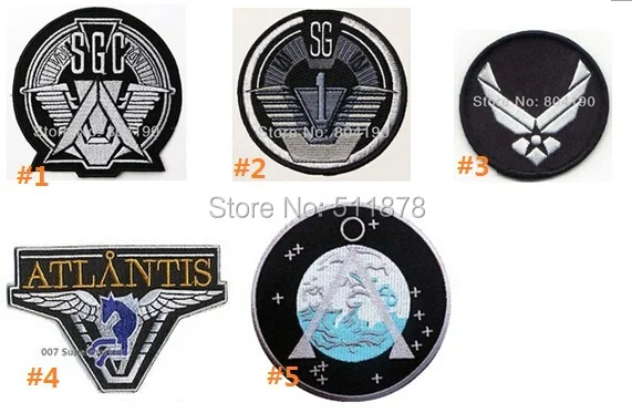 STARGATE SG1 SGC Command Prometheus Prop Show Uniform TV Movie вышитый логотип на заплате гот панк рокабилли |