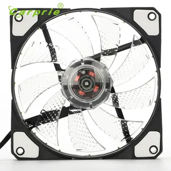 

Carprie New 15 LED Light Quite 120mm DC 12V 4Pin PC Computer Case Cooling Cool Fan Mod 17Jun30 Dropshipping