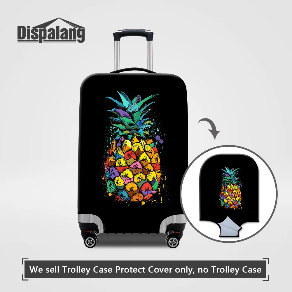 

Dispalang Travel On Road Luggage Suitcase Protective Covers Fruit Pineapple Elastic Dust Bags Baggage Cover Travel Accessories