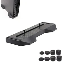 Вертикальная подставка с противоскользящим ковриком для защиты кронштейна опорный держатель для Xbox One X OneX консоль+ 8 колпачков контроллера