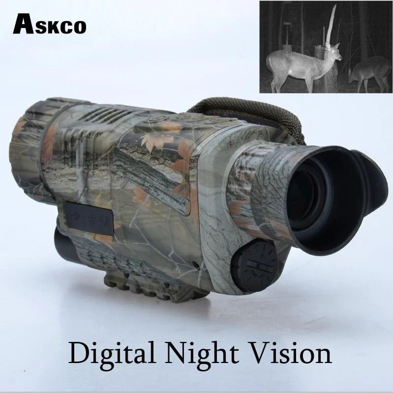 camouflage 5X40 digital monocular infrared night vision goggles night
