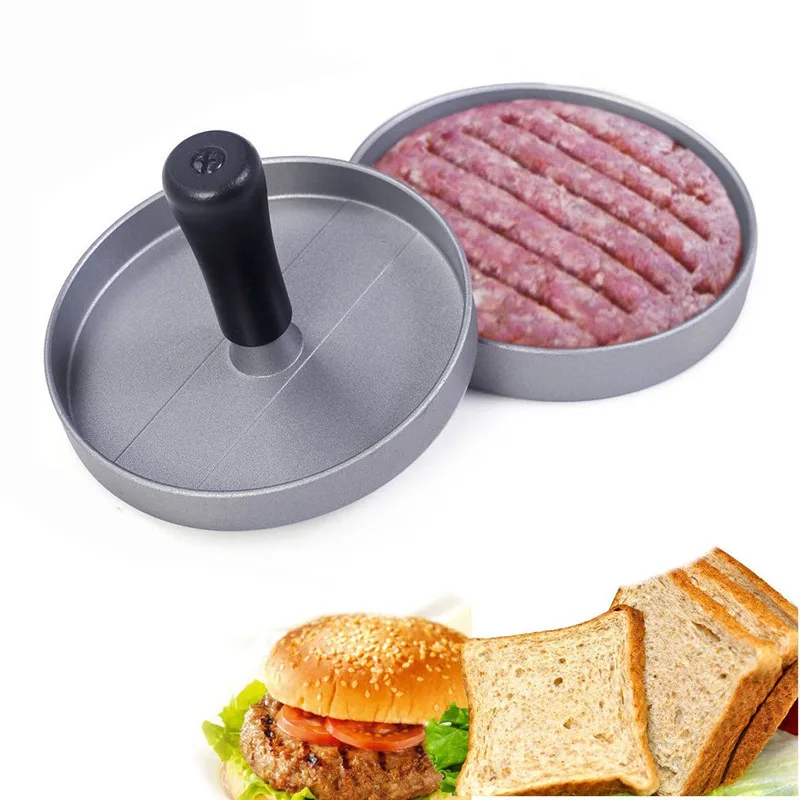Алюминиевый DIY пресс для котлет для гамбургеров, пресс-форма для кухни, ГОВЯЖЬЯ котлет, обеденный бар для приготовления пищи, инструменты