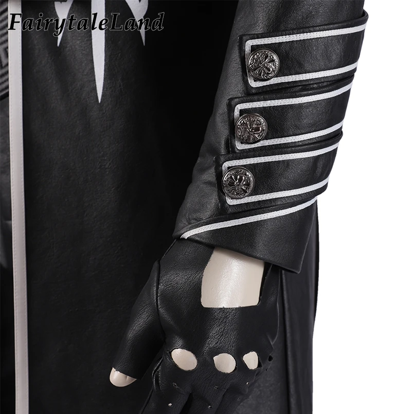 Костюм Вергилия Горячая игра DMC5 наряд косплей злой костюм Данте брат вергил кожаный костюм необычный костюм на Хэллоуин