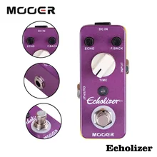 Mooer Один Мини Echolizer Аналоговой Задержки Гитара Эффект Педаль Правда Обхода Полный Металлический Корпус