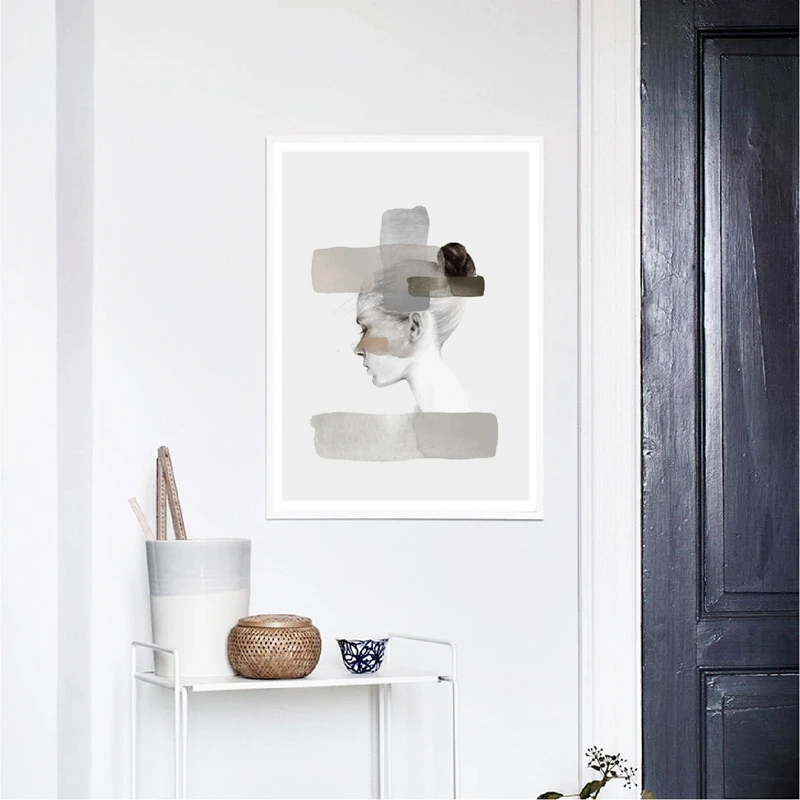 Scandi Woman canvas prints