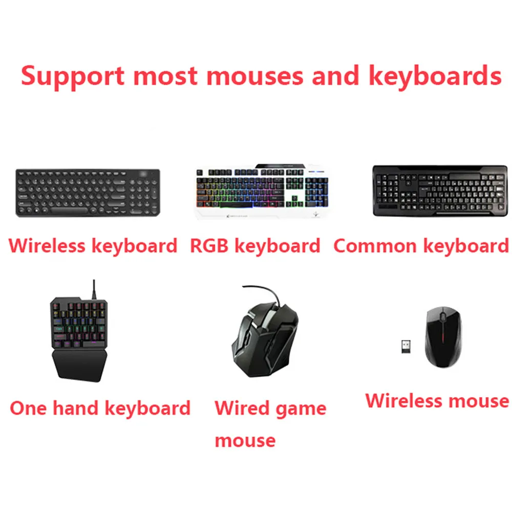 Bluetooth Keyboard Mouse Converter PUBG Game Controller Mobile Phone Games Wireless Converter Adapt