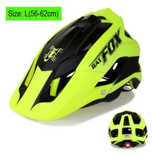 BATFOX Cycling Helmet Road Mountain Cycle Helmet Integrally-molded MTB Bike Helmet Ultralight Bicycle Helmet Casco Ciclismo - Цвет: 659