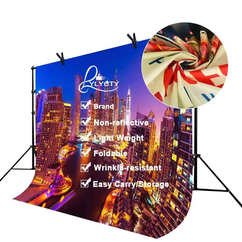 CdHBH 7x5ft City Night View Backdrop Dubai Illuminated City Night View Photography Background and Studio Photography Backdrop Props LYLX310 CdHBH 7x5ft City Night View Backdrop Dubai Illuminated City Night View Photography Background and Studio Photography Backdrop Props LYLX310