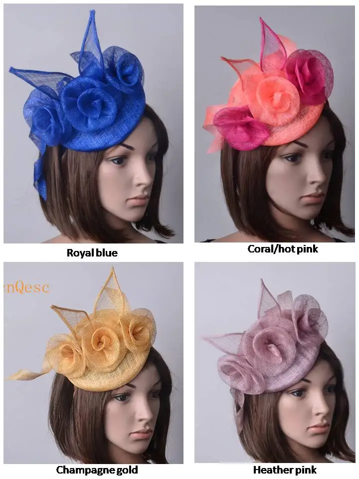 sinamay fascinator wedding Races 