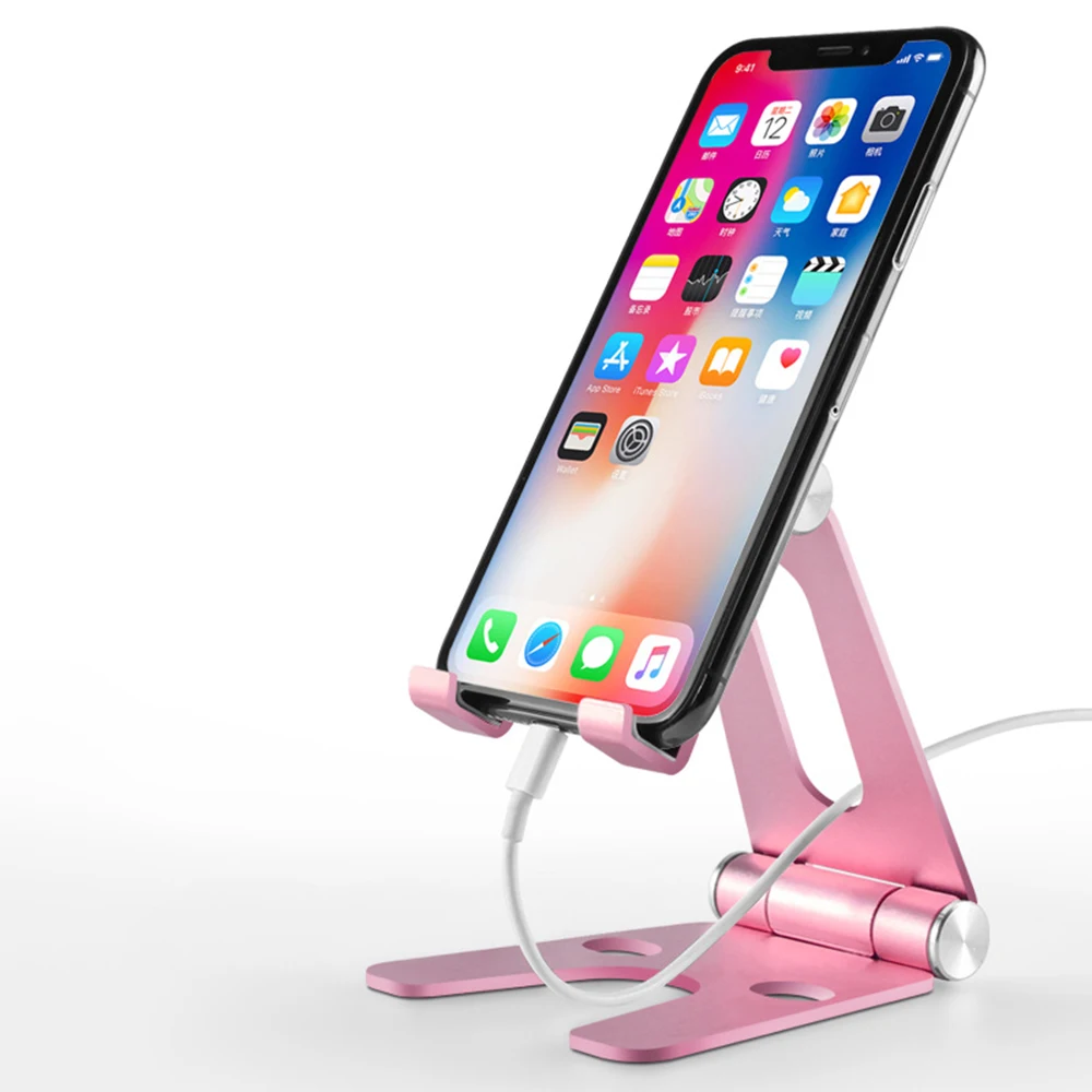 Регулируемый держатель для телефона, настольный держатель для iphone X, XR, XS, макс. для планшетов, смартфонов, подставка, алюминиевый сплав, двойная полка для сотового телефона