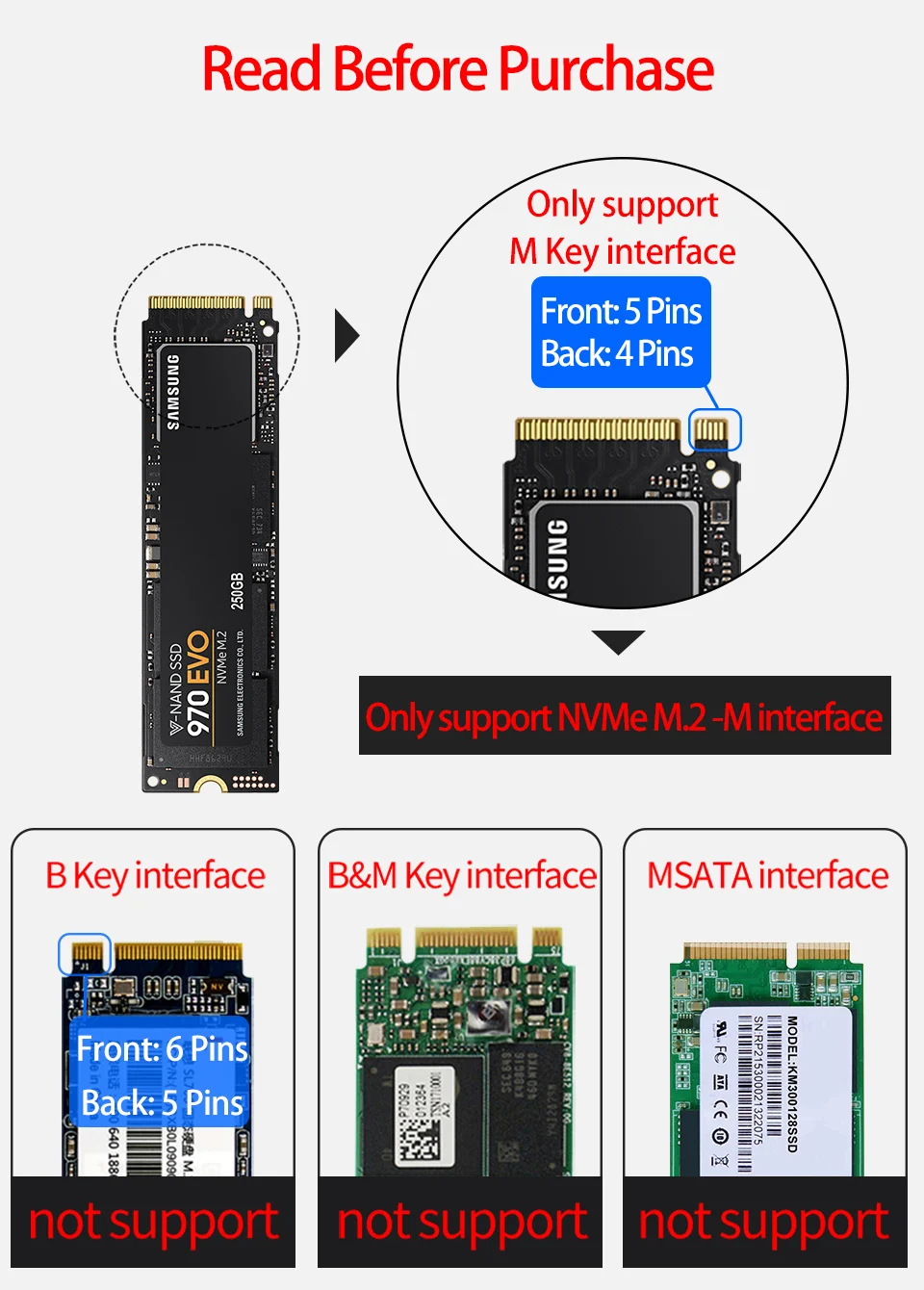 Blueendless M.2 портативный корпус жесткого диска ssd type c usb 3,0 msata корпус жесткого диска черный алюминиевый hdd caddy