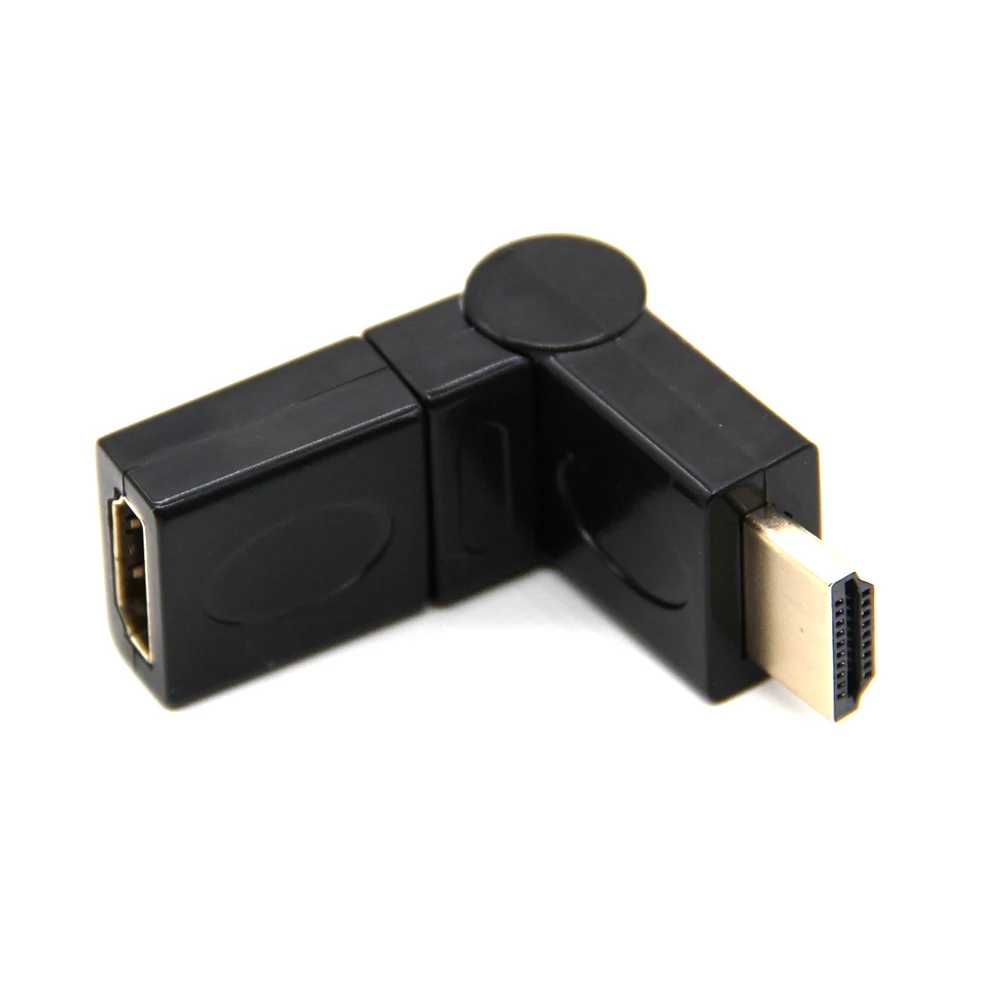 180 градусов HDMI штекер к Женский кабель для HDTV компьютера камеры проектора hdmi
