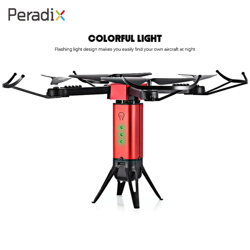 

Peradix 4CH 6-Axis Gyro 720P RC Drone WIFI Accelerometer 2.4Ghz White Hover Headless Mode Gesture To Take Pictures
