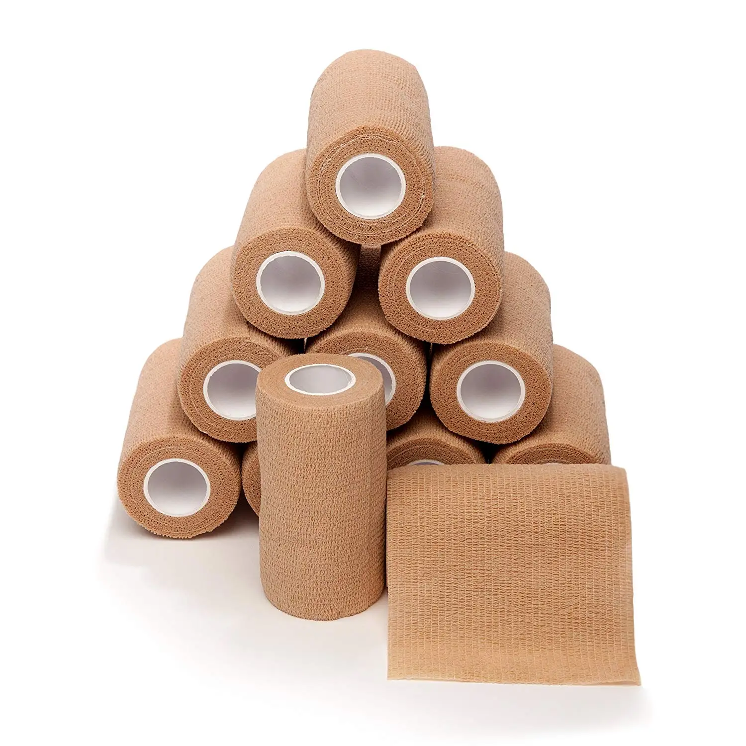 

12pcs/lot Sports Athletic Tape Self-adhesive Bandage Premium-Grade Medical Stretch Wrap Pet Elastic Cohesive Bandage Elastoplast