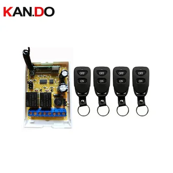 

DC12V DC24V 2CH Remote Control Light Switch Relay Output Radio Receiver Module and Belt buckle Transmitter / window/Garage Doors