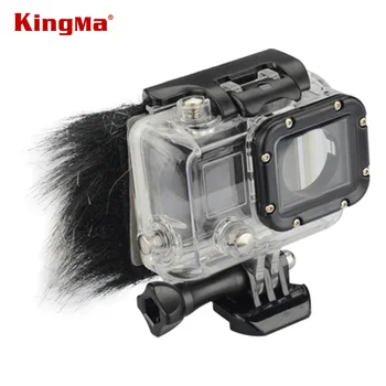 

KingMa Windscreen Windshield Fur Muff for Gopro Hero 3 3+ Camcorder Reduce Wind Noise Free Shipping