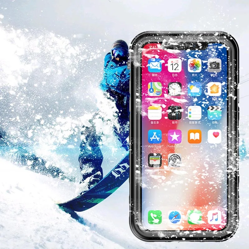 IP68 Водонепроницаемый чехол для iPhone 6, 6 S, 7, 8 Plus, ударопрочный чехол 360, чехол для плавания, дайвинга, подводного плавания, чехол для iPhone X XS, XR, XS Max