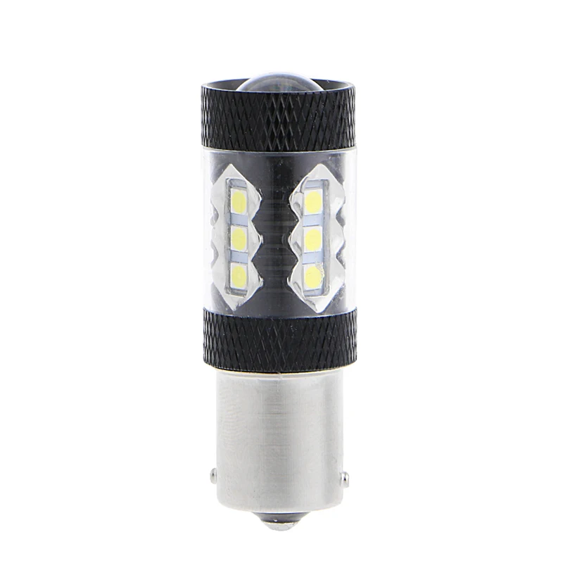 

1156 3030 BAY15S 80W LED Tail Brake Stop Turn Reverse Signal Light Fog Lamp