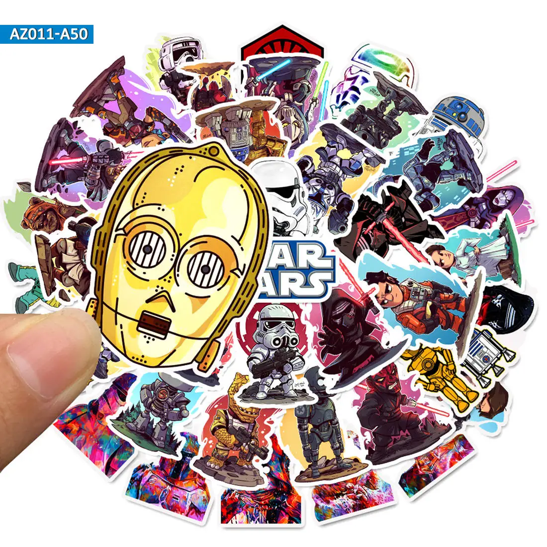 50pcs Star Wars Stickers for Mobile Phone Laptop Luggage Suitcase Guitar Skateboard Bicycle Car PVC Waterproof Decal Stickers 50pcs Star Wars Stickers for Mobile Phone Laptop Luggage Suitcase Guitar Skateboard Bicycle Car PVC Waterproof Decal Stickers