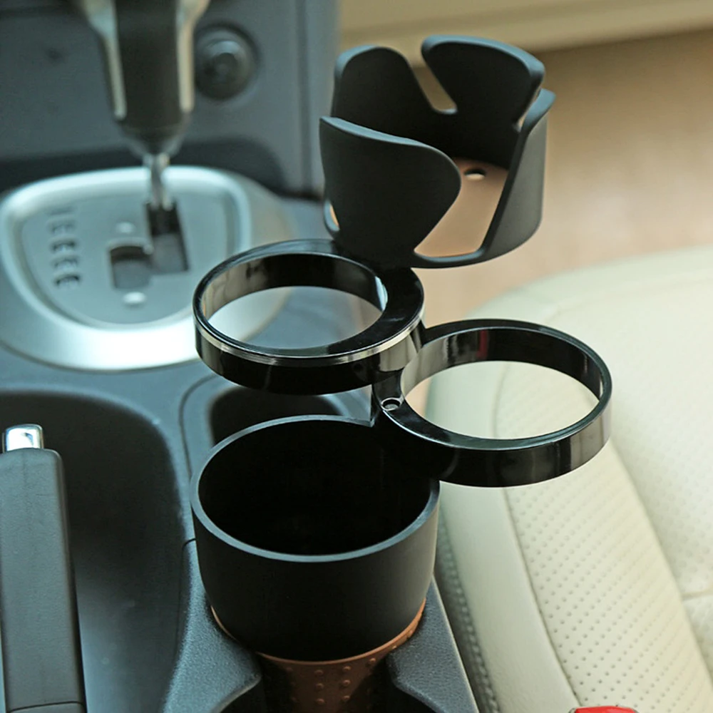 Car Adjustable Rotatable Cup Bottle Holder Sunglasses Phone Key Organizer Box 