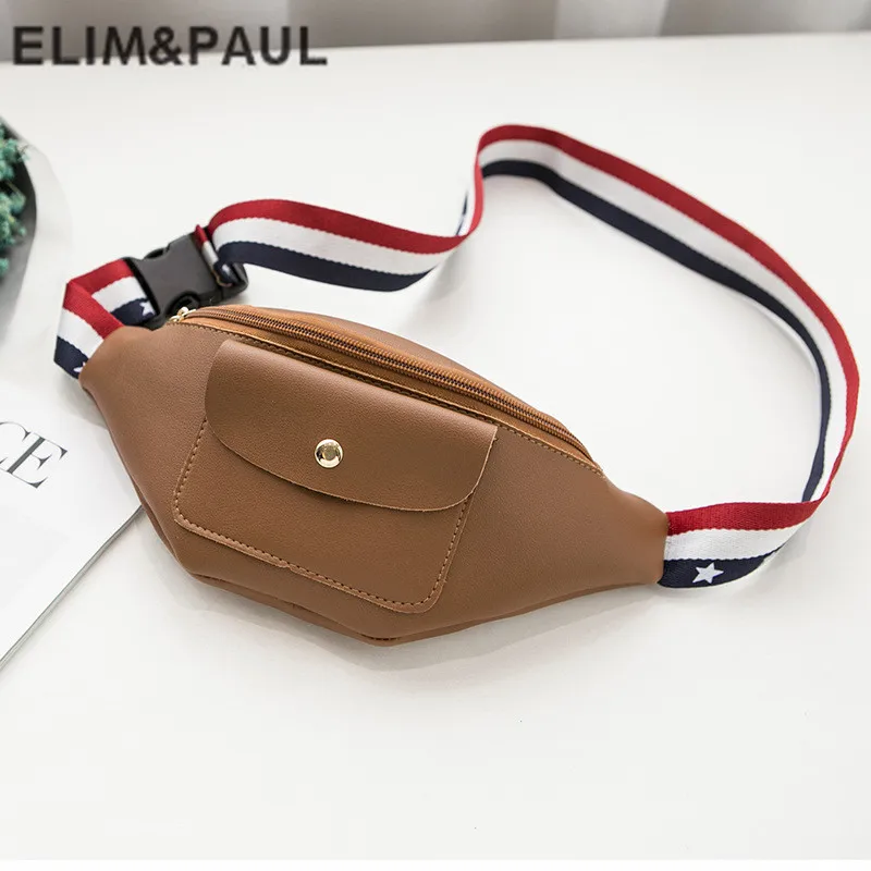 

ELIM&PAUL 2018 new Korean embossed single shoulder bag simple pure color slant span single shoulder bag