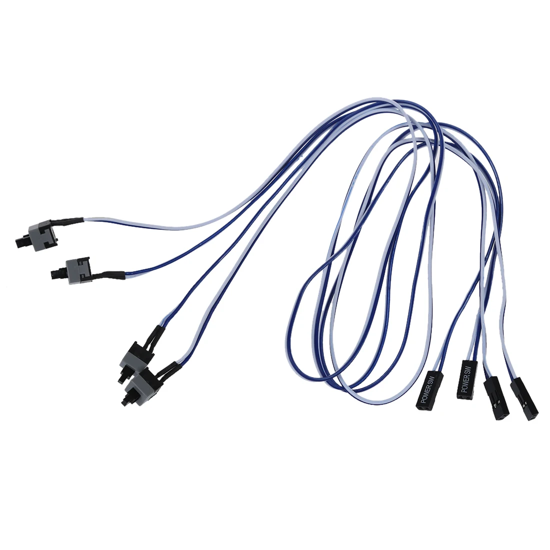 

Repair Parts PC Power Momentary Push Button Switch Connector Cable 4 Pcs