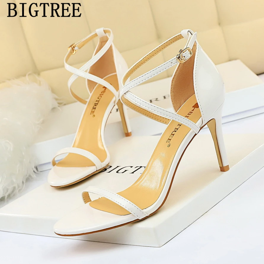 

womens shoes summer fashion 2019 white sandals open toe heels women sandals ladies sandals shoes woman buty damskie ayakkabi