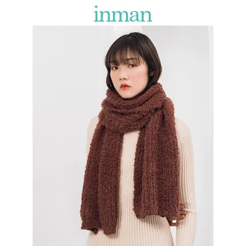 

INMAN Women Warm Artistic All Matched Solid Color Two Way to Use Soft Knit Shawl and Scarf