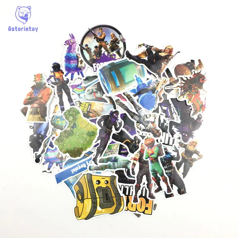 

40 Pcs/lot Game Stickers For Computer PS4 Pad Phone Laptop TV Fridge Bicycle Pvc Waterproof Decal Sticker
