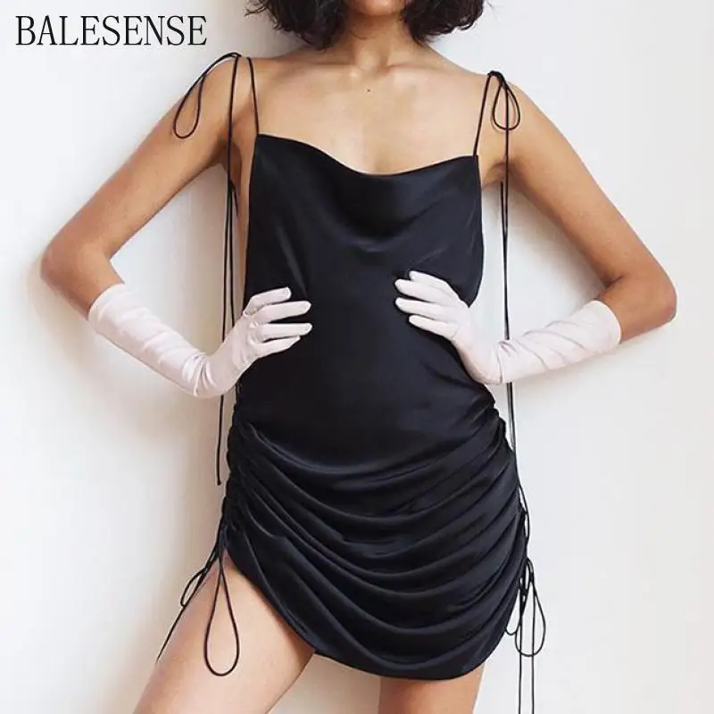 

Fashion Summer Women Solid Spaghetti Straps Backless Sleeveless Sexy Dresses Bottom Length Adjustable 2019 Ladies Casual Dress