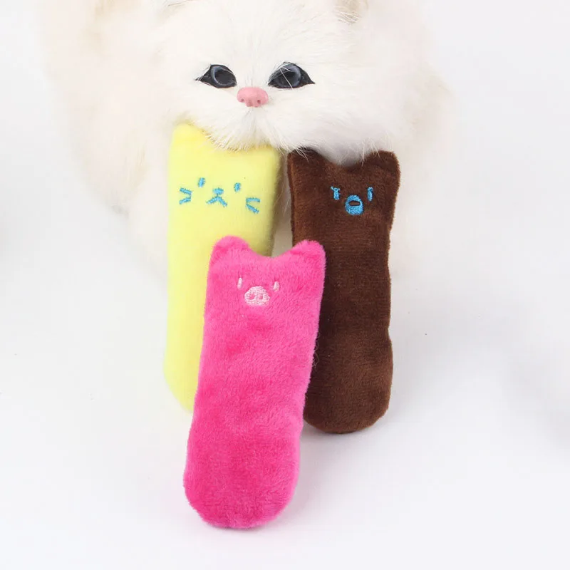 

Pets Teeth Grinding Catnip Fancy Toys Scratching-stone Pet Cat Toys High Quanlity Cute Interactive Claws Thumb Bite Cat Toy