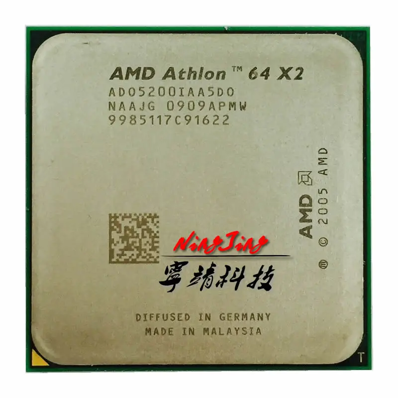 

AMD Athlon 64 X2 5200+ 5200 2.7 GHz Dual-Core CPU Processor ADO5200IAA5DO / ADO5200IAA6CZ Socket AM2