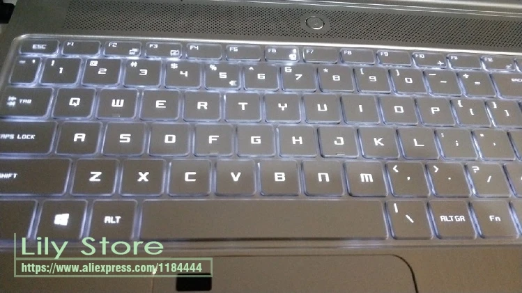 Ультратонкий чехол из ТПУ с клавиатурой для игрового ноутбука MSI GS65 P65 WS65 PS42 PS63
